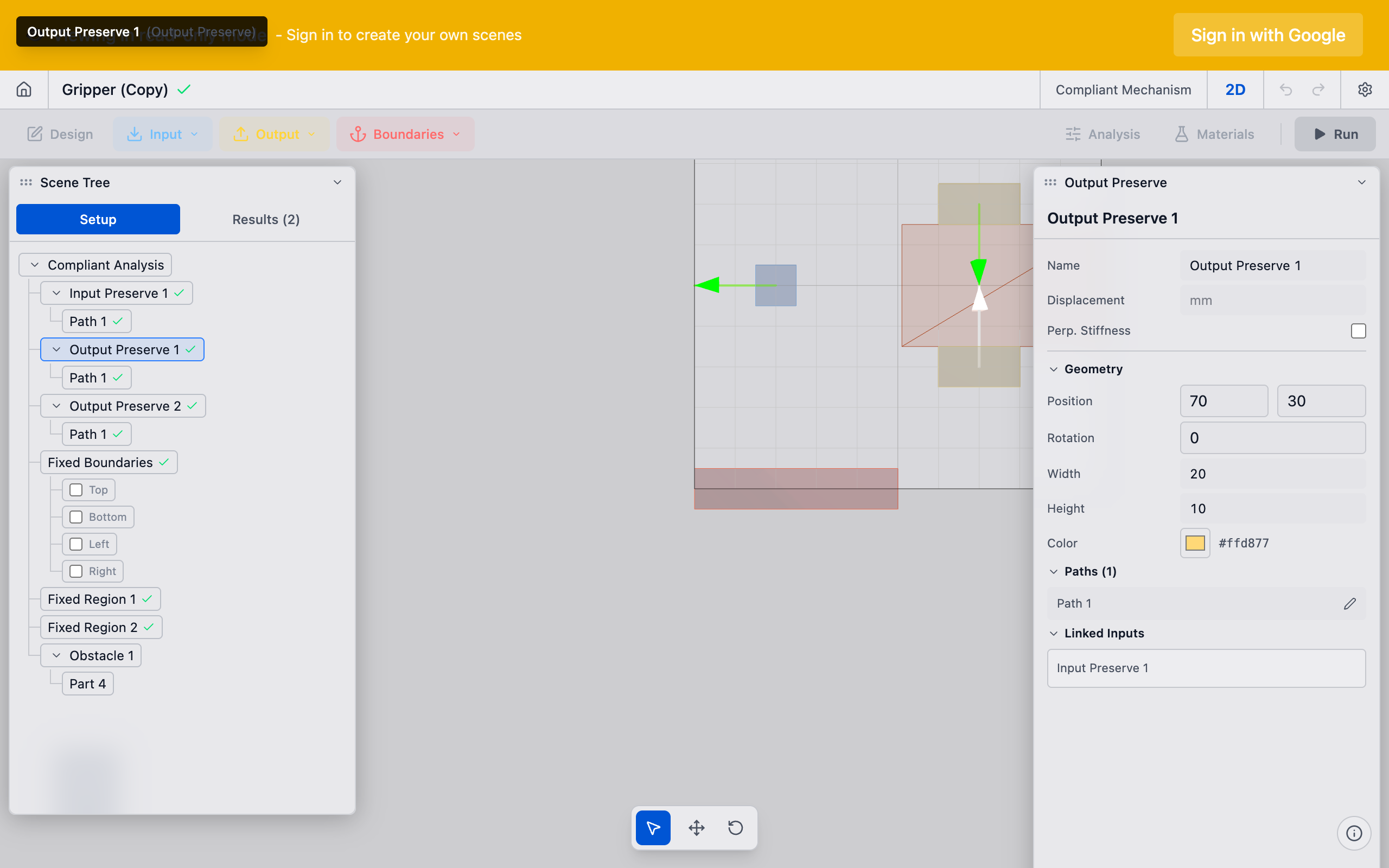 Bolt pad geometry properties